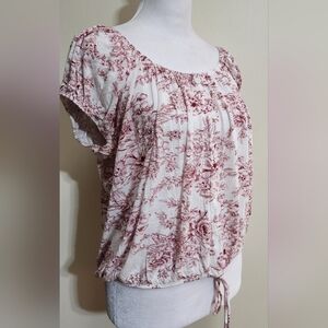 Agenda Short Sleeve Off The Shoulder Blouse Women's XL